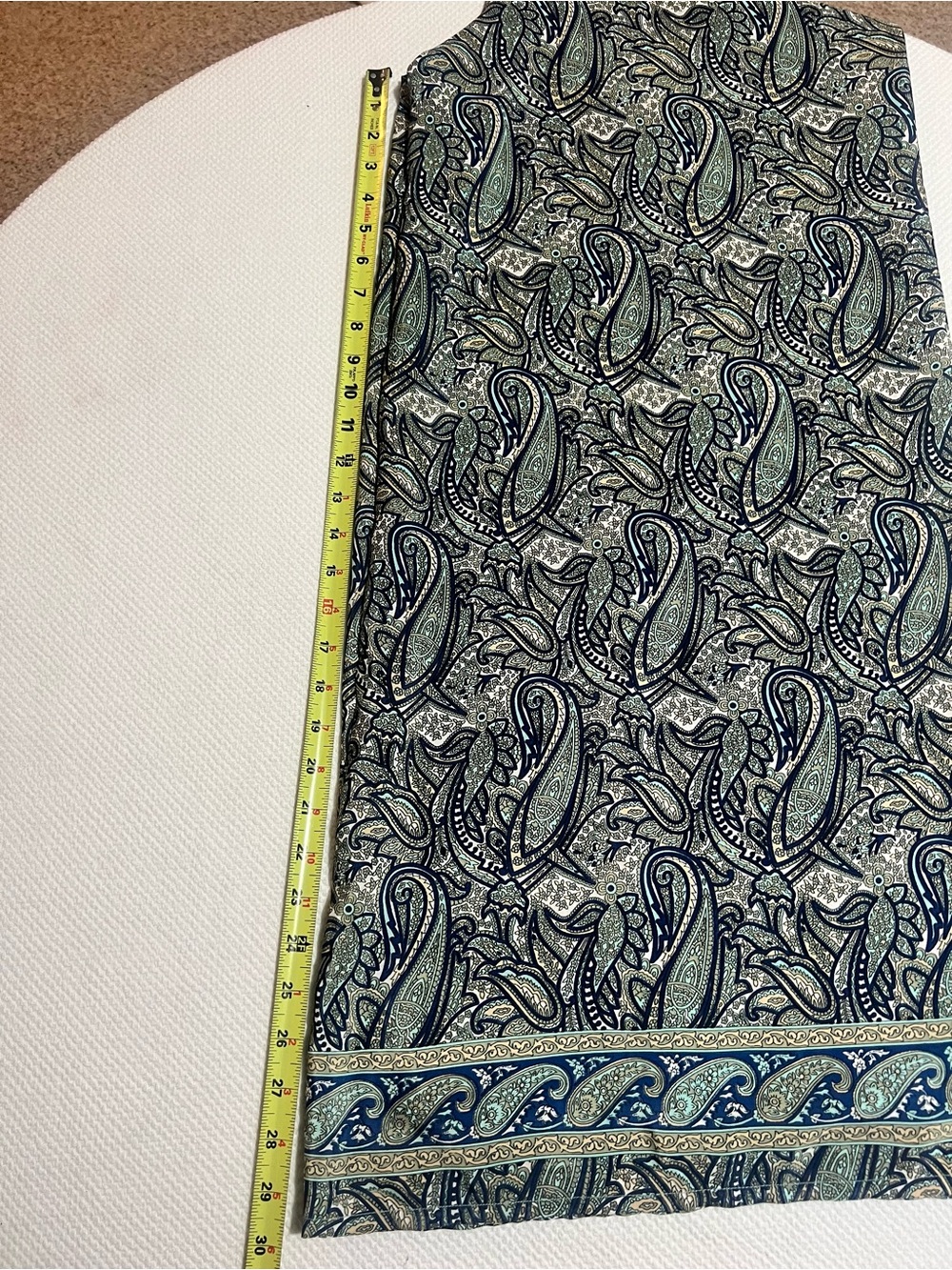 Earthbound Trading Wide Leg Paisley Print cinched Waist Pants - size Med. - Picture 8 of 11